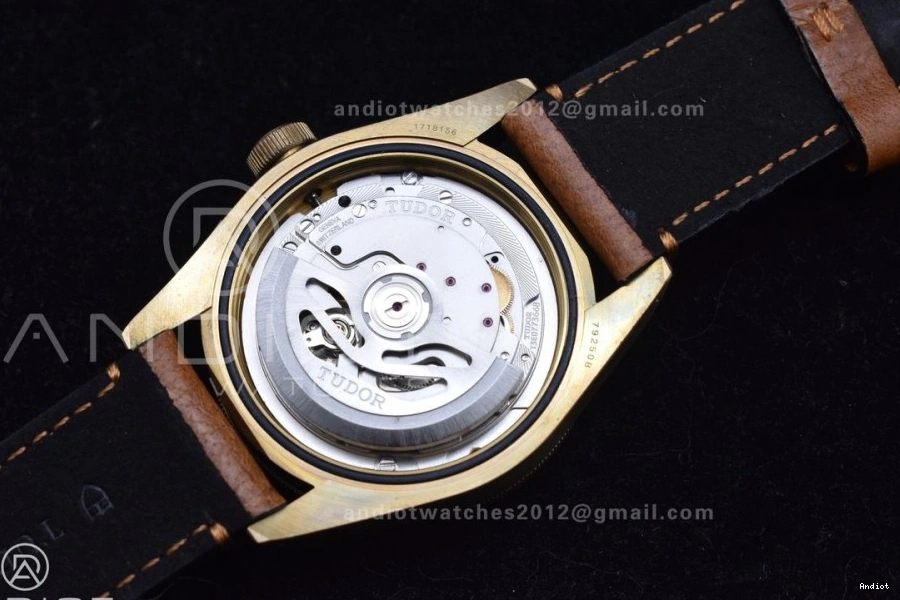 Strap) V3 XF on (Free Edition Leather Bronze Heritage Nato Bay 1:1 A2824 Best Black Aged Brown Strap Blue 0122